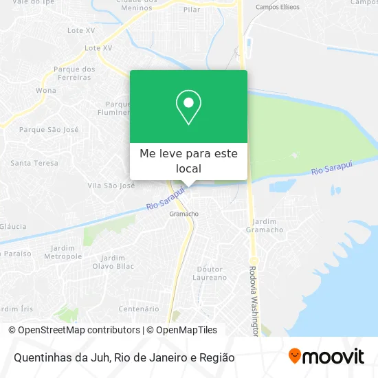 Quentinhas da Juh mapa