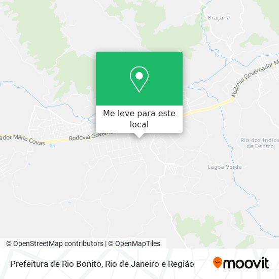 Prefeitura de Rio Bonito mapa