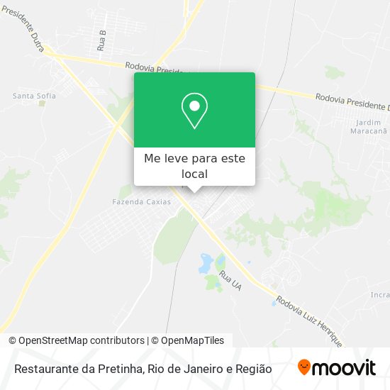 Restaurante da Pretinha mapa