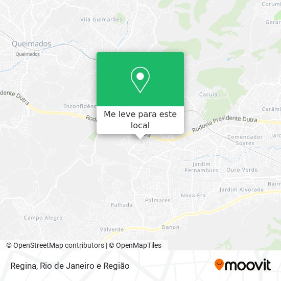 Regina mapa