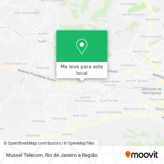 Mussel Telecom mapa