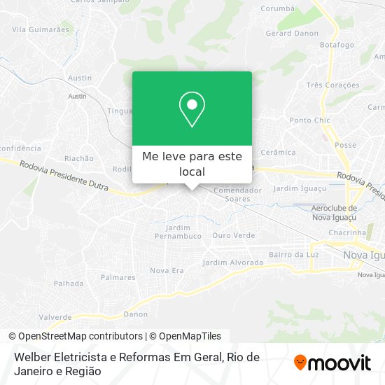 Welber Eletricista e Reformas Em Geral mapa