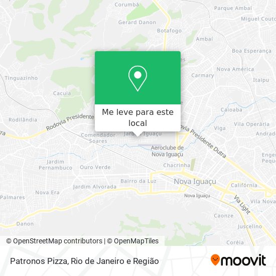 Patronos Pizza mapa