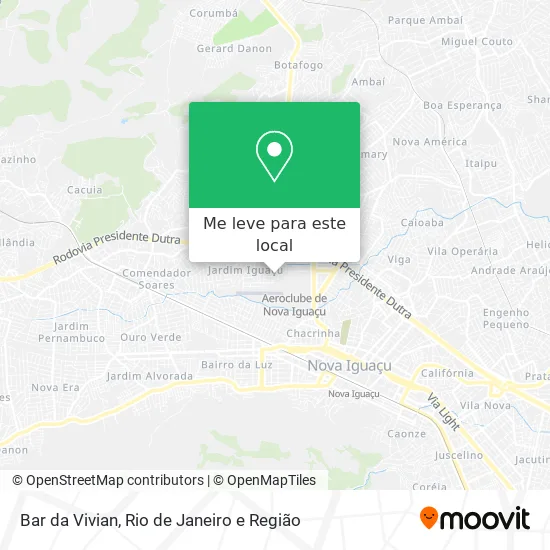 Bar da Vivian mapa