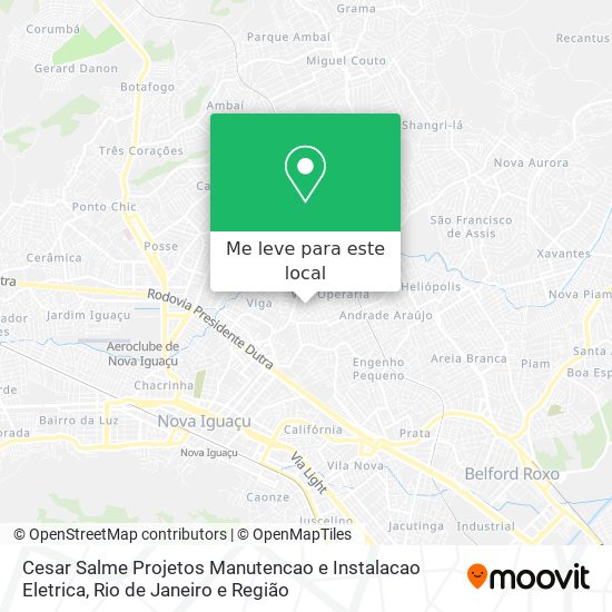 Cesar Salme Projetos Manutencao e Instalacao Eletrica mapa