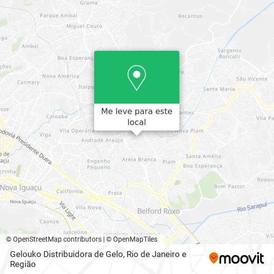 Gelouko Distribuidora de Gelo mapa