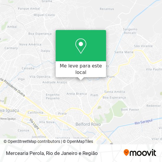 Mercearia Perola mapa