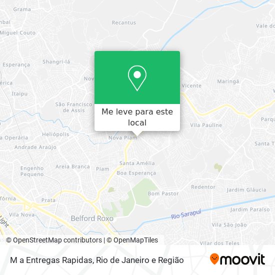 M a Entregas Rapidas mapa