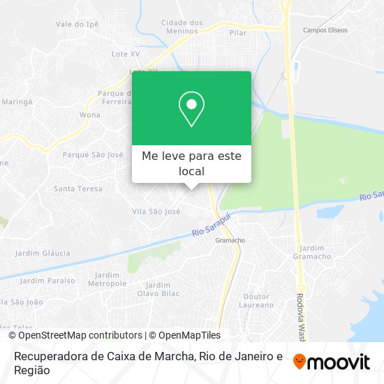 Recuperadora de Caixa de Marcha mapa