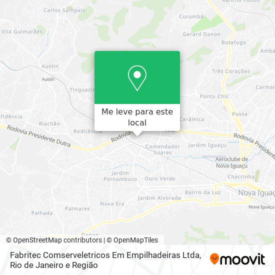 Fabritec Comserveletricos Em Empilhadeiras Ltda mapa