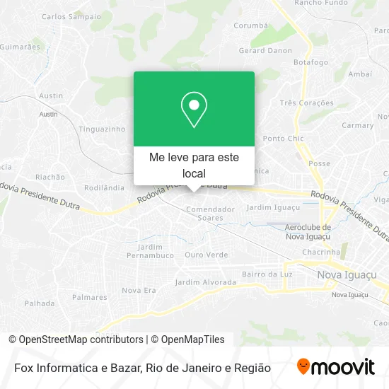 Fox Informatica e Bazar mapa
