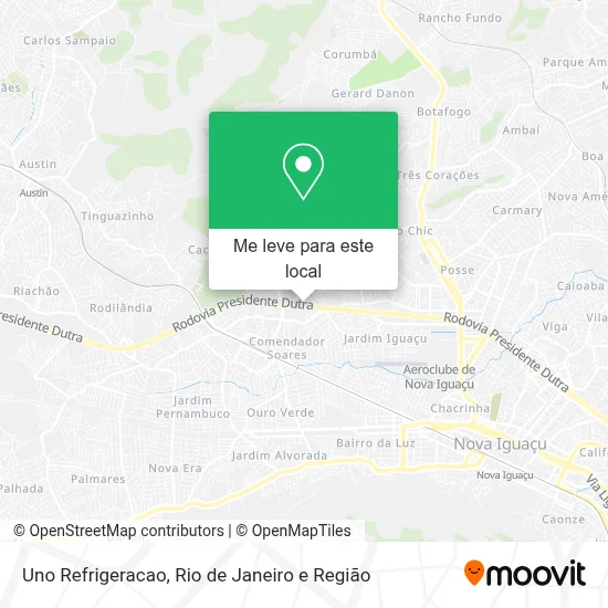 Uno Refrigeracao mapa
