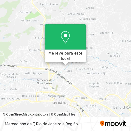 Mercadinho da F mapa