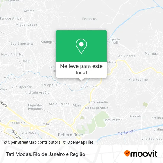 Tati Modas mapa