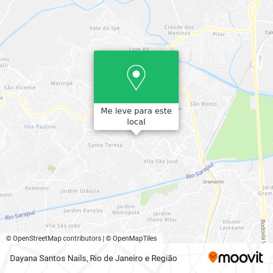Dayana Santos Nails mapa