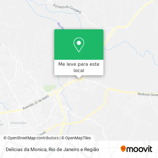 Delicias da Monica mapa