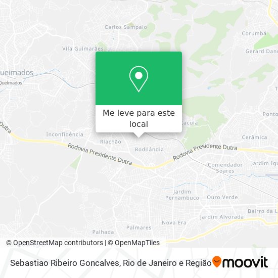 Sebastiao Ribeiro Goncalves mapa