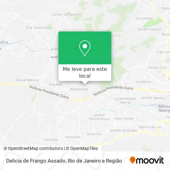 Delicia de Frango Assado mapa