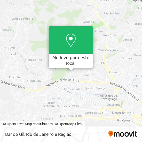 Bar do Gil mapa