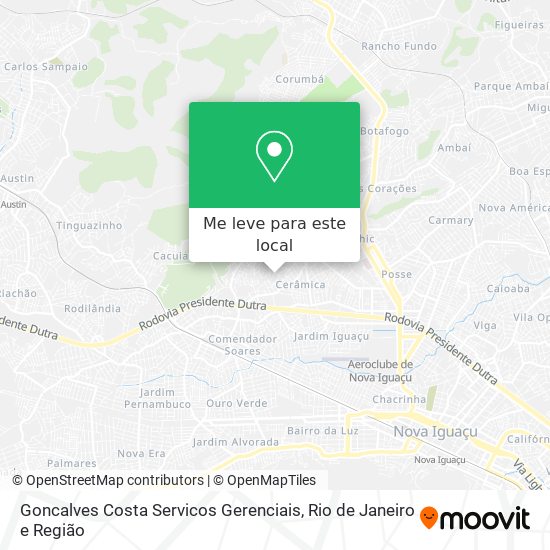 Goncalves Costa Servicos Gerenciais mapa