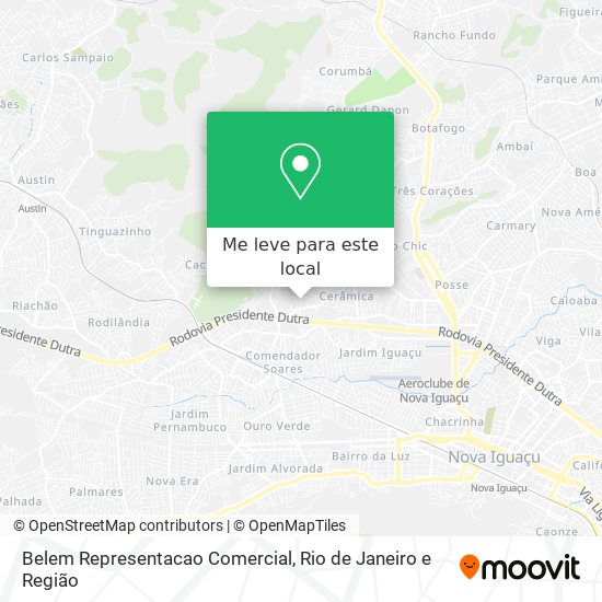 Belem Representacao Comercial mapa