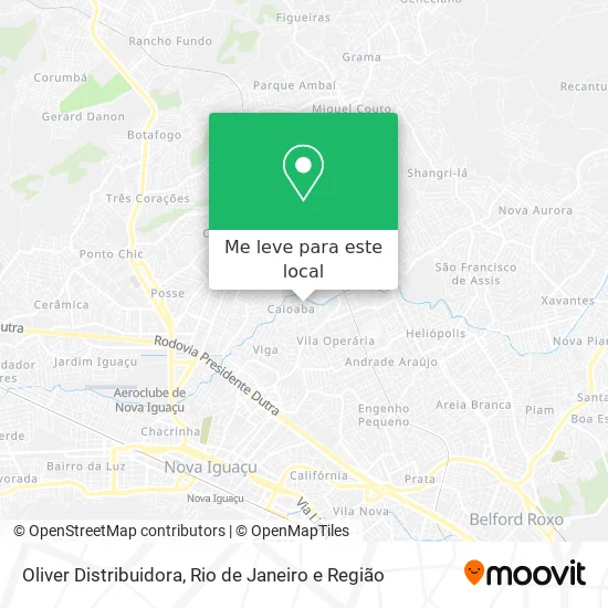 Oliver Distribuidora mapa