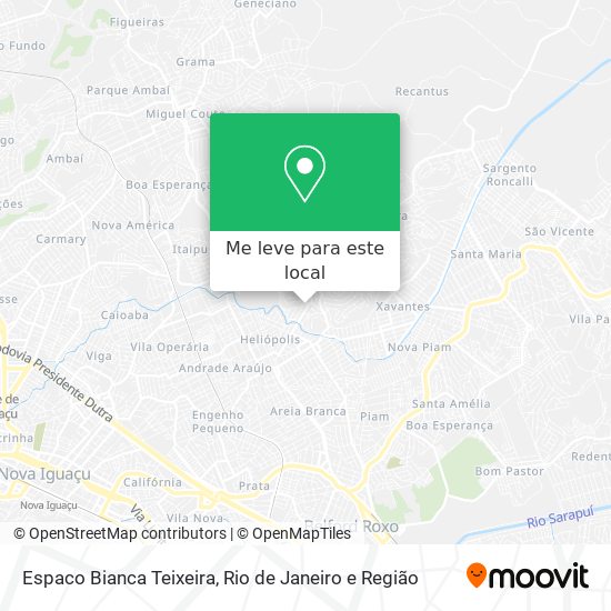 Espaco Bianca Teixeira mapa