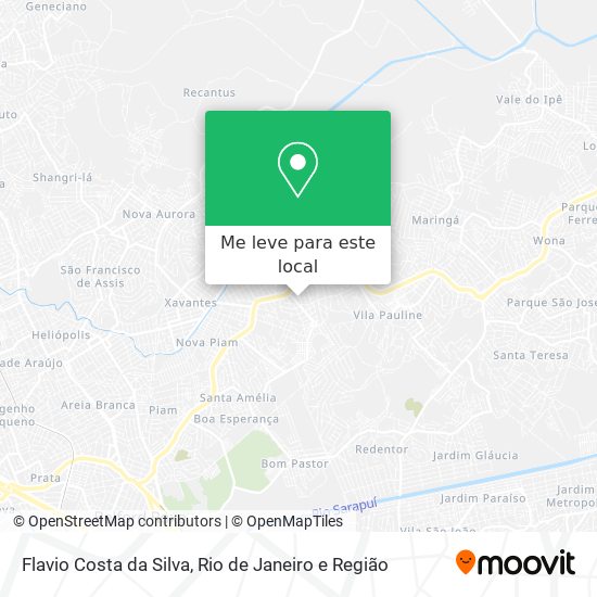 Flavio Costa da Silva mapa