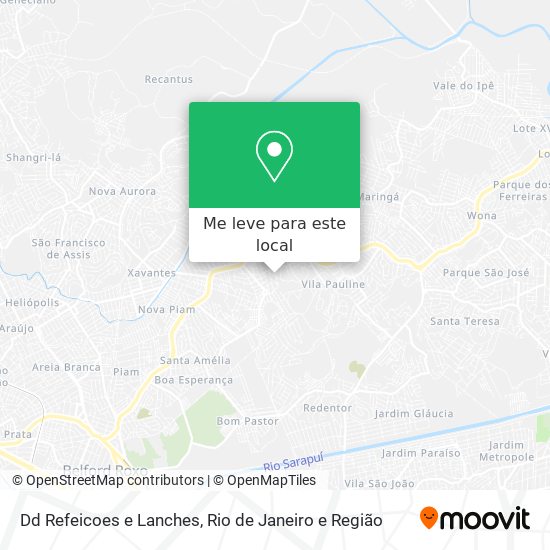 Dd Refeicoes e Lanches mapa