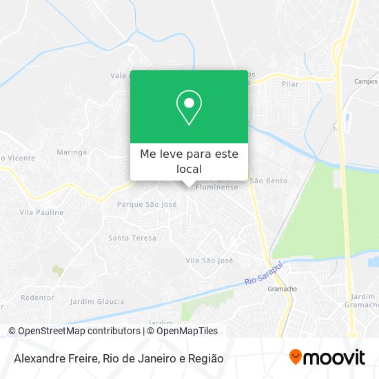 Alexandre Freire mapa