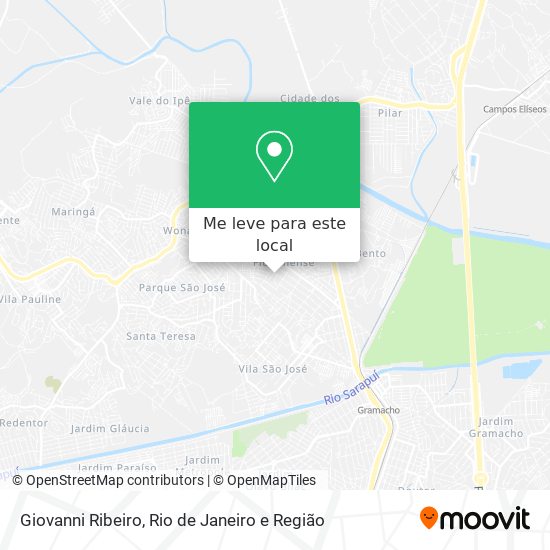 Giovanni Ribeiro mapa