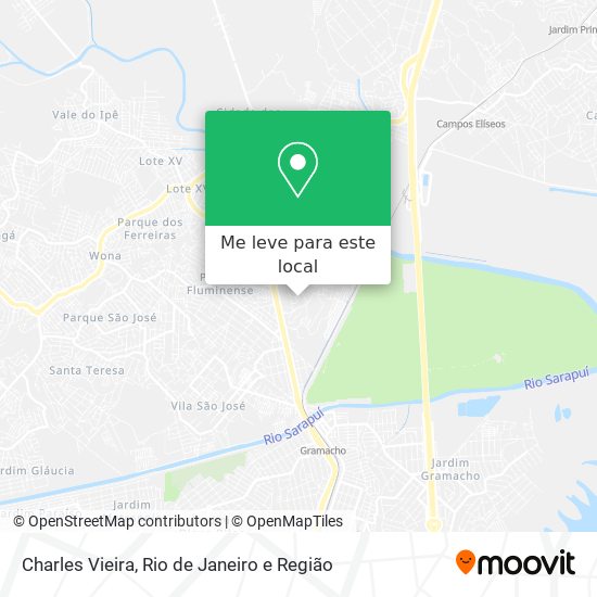 Charles Vieira mapa