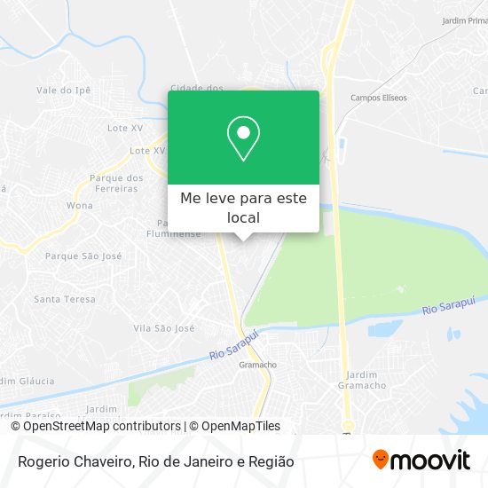 Rogerio Chaveiro mapa