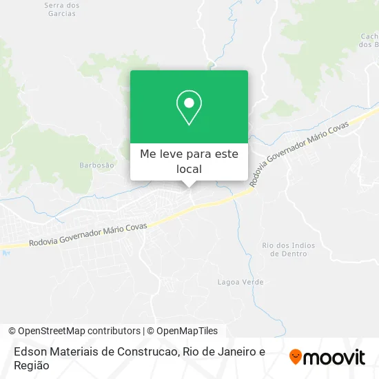 Edson Materiais de Construcao mapa