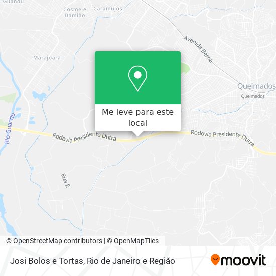 Josi Bolos e Tortas mapa