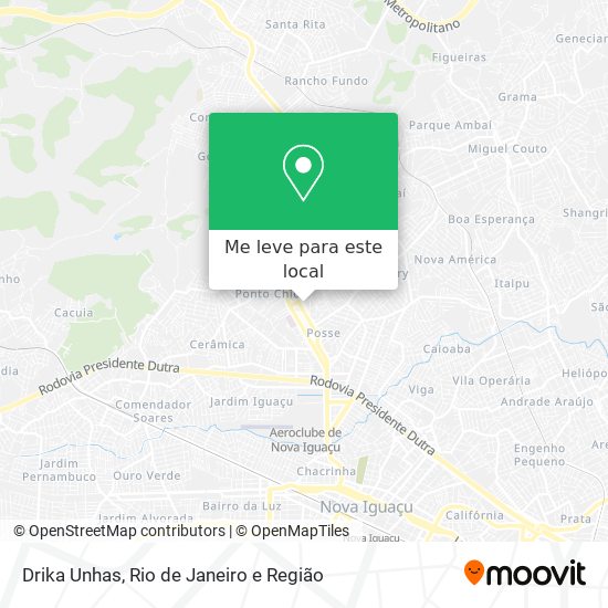 Drika Unhas mapa