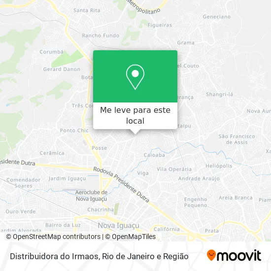 Distribuidora do Irmaos mapa
