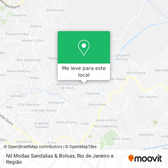 Nil Modas Sandalias & Bolsas mapa