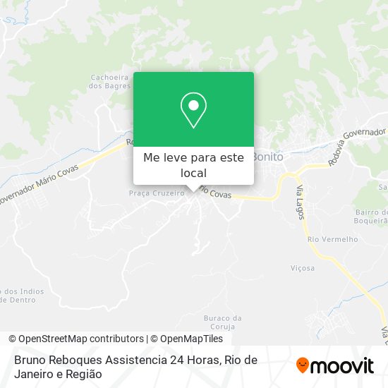 Bruno Reboques Assistencia 24 Horas mapa