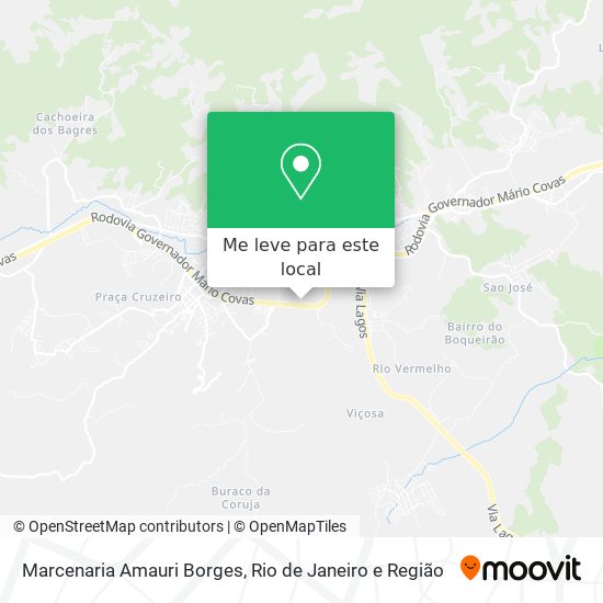 Marcenaria Amauri Borges mapa