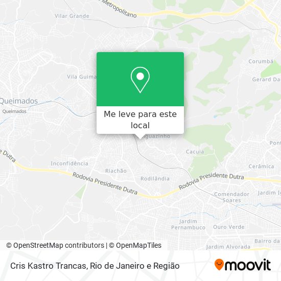 Cris Kastro Trancas mapa