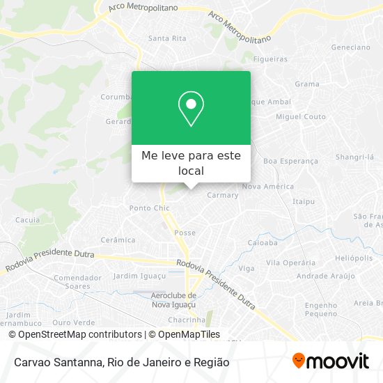 Carvao Santanna mapa