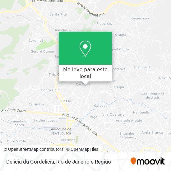 Delicia da Gordelicia mapa