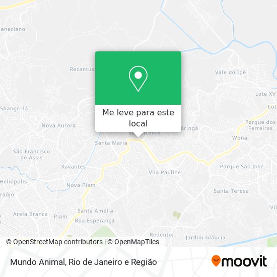 Mundo Animal mapa