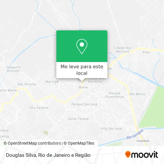 Douglas Silva mapa