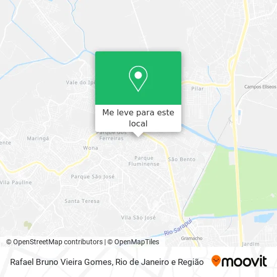 Rafael Bruno Vieira Gomes mapa