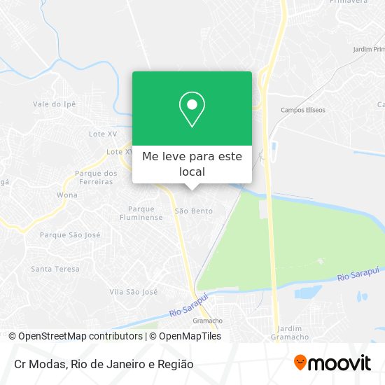Cr Modas mapa