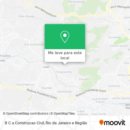 B C a Construcao Civil mapa