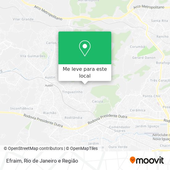 Efraim mapa