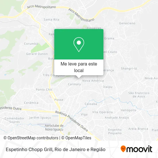 Espetinho Chopp Grill mapa